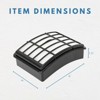 Nispira XHF350 HEPA Post Filter Replacement for Shark Navigator Lift-Away Vacuum NV350 NV351 NV352 NV355 NV356 NV357 NV360 NV370 NV391 UV440  8 Packs - 3 of 4