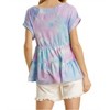 Women's Tie Dye Babydoll Top - umgee - 3 of 4