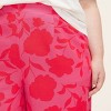 Women's Classic Rose High-Rise Linen Trousers - kate spade new york x Target Pink/Red - 4 of 4