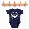The Juniper Shop America Circle Stars Baby Short Sleeve Bodysuit - 2 of 4