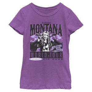 Girls Hannah Montana Secret Star VIP Pass T Shirt - 1 of 4
