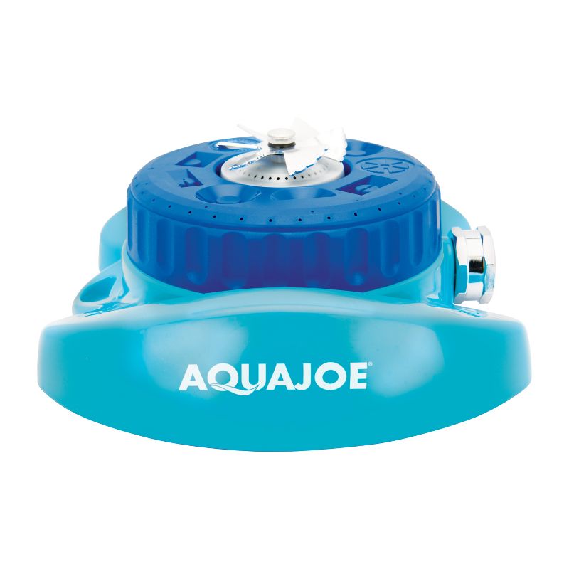 Aqua Joe AJ-TSSBM Indestructible Metal Turret Sprinkler | 9 Spray Patterns | 1022 sq ft Max Coverage, 5 of 7
