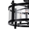 CWI Lighting Miette 4 Light Cage Flush Mount With Black Finish - 3 of 4