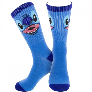 Adult Lilo & Stitch Big Face Crew Socks - 1 of 4