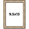PosterPalooza | Photo Size Refined Silver Picture Frame - UV Acrylic, Foam Board Backing, Hanging Hardware - 2 of 4