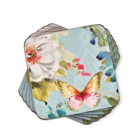 Pimpernel Colorful Breeze Coasters Set of 6 - 4.25" Square - image 1 of 4