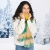 Design Imports Zoey Stripe Scarf - Green - 3 of 4