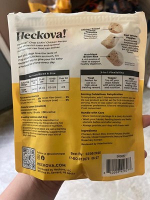 Heckova Freeze dried Raw Chop Lickin Chicken Flavor Recipe