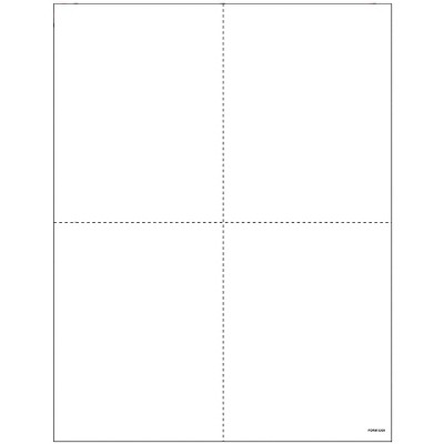 TOPS W-2 Tax Form 1 Part Blank face LW24UPB100