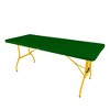 HOMLUX 6ft Portable Folding Table Sets with 4 Chairs, Built-in Wheels, Indoor Outdoor Camping - 2 of 4