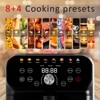 WHUTO Air Fryer, 6.2QT Air Fryer Oven with LED Digital Touchscreen, 12 Preset Cooking Functions Air fryers, Black - 2 of 4
