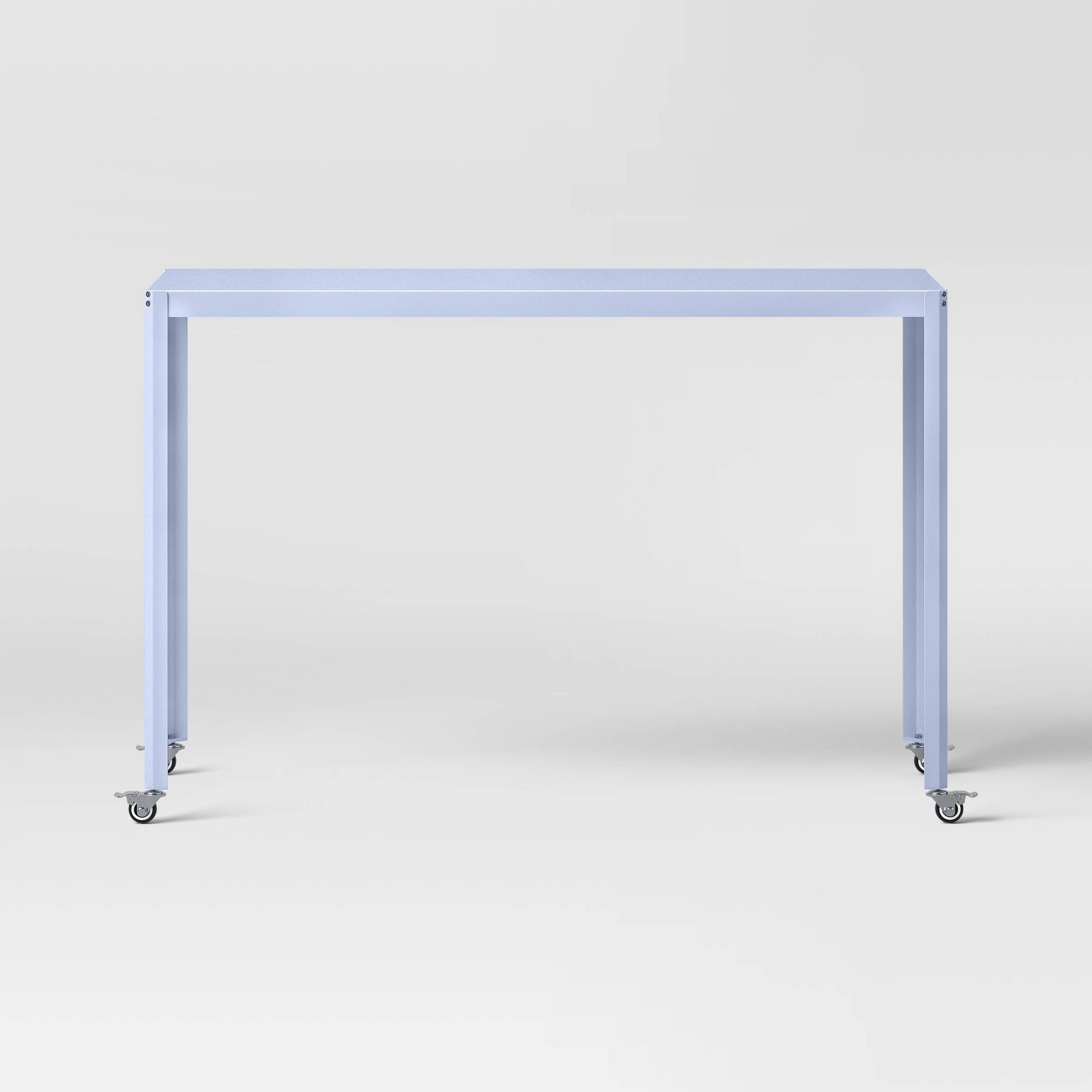 Rolling Metal Computer Desk Blue - Room Essentials™