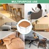 Unique Bargains Silicone Square Chair Leg Cap Floor Protectors 8 Pcs - 4 of 4