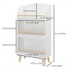 YONWAY Kids Bookshelf, 3-Tier Bookcase, Book Organizer, toy Storage Cabinet Organizer for Kids Rooms, Bedroom, Playroom, Nursery, White - 3 of 4