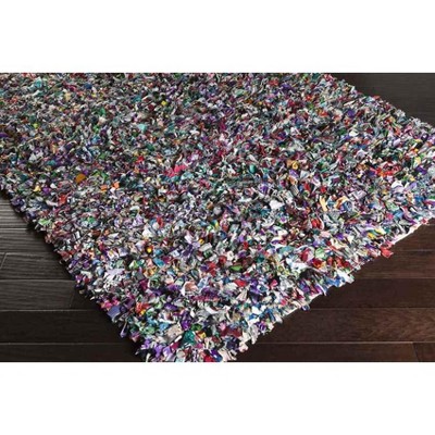 Halifax Multicolor Hand-knotted Wool and Cotton 8' x 10' Area Rug