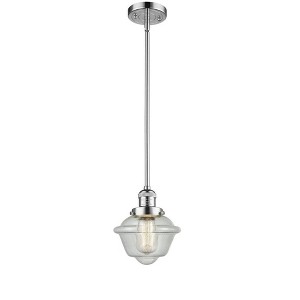 Oxford - 1 Light Stem Hung Mini Pendant In Traditional Style-8 Inches Tall and 7.5 Inches Wide - 1 of 1