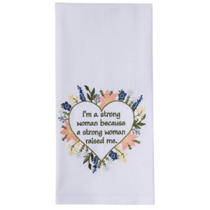 Park Designs A Strong Woman Raised Me Dishtowel Set of 2 - 1 of 4