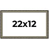 PosterPalooza | 22x12 Wood Antique Frame with UV Acrylic, 4 Finishes: Bronze, Gold, Silver, and Black - 2 of 4