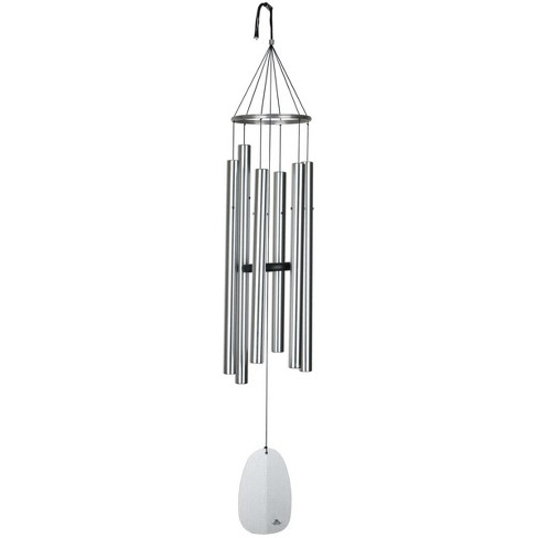 Woodstock Wind Chimes Signature Collection, Woodstock Windsinger Chime, Amazing Grace 49'' Silver Wind Chime WWAG - image 1 of 4