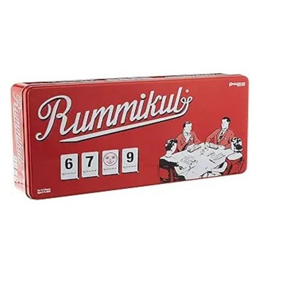 Pressman Rummikub In Retro Tin - Red
