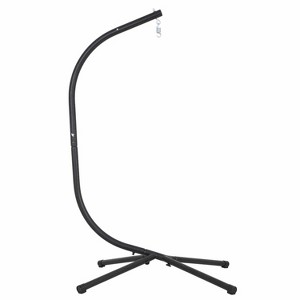 FDW Hammock Chair Stand Outdoor Solid Steel Heavy Duty Construction for Hanging Hammock, Hanging Stand Max Load 397 LBS - 1 of 4