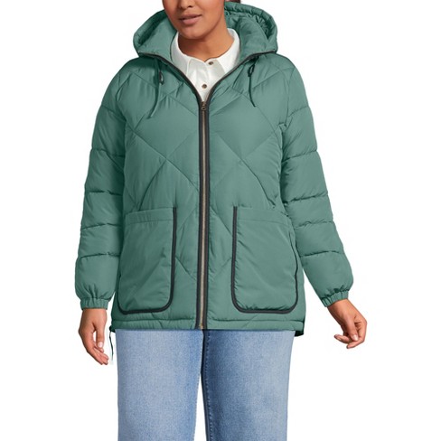 Lands end womens quilted jacket best sale