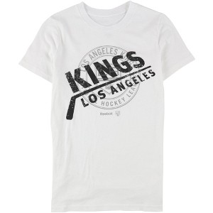 Reebok Girls Stick Winning Team Graphic T-Shirt, White, L - 1 of 2