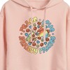 Women's - SpongeBob SquarePants - Peace Love Krabby Patties Cropped Graphic Hoodie - 2 of 4
