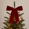Red Wired Holiday Bow (Set of 2) - 2 of 3