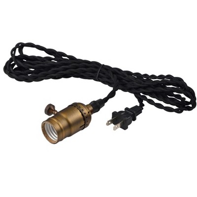 Maxim Lighting Early Electric 1 - Light Pendant in  Black/Antique Brass