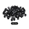 Unique Bargains Round Plastic Reusable Garment Hanger Marker Number Tag Black 100 Pcs - 3 of 3
