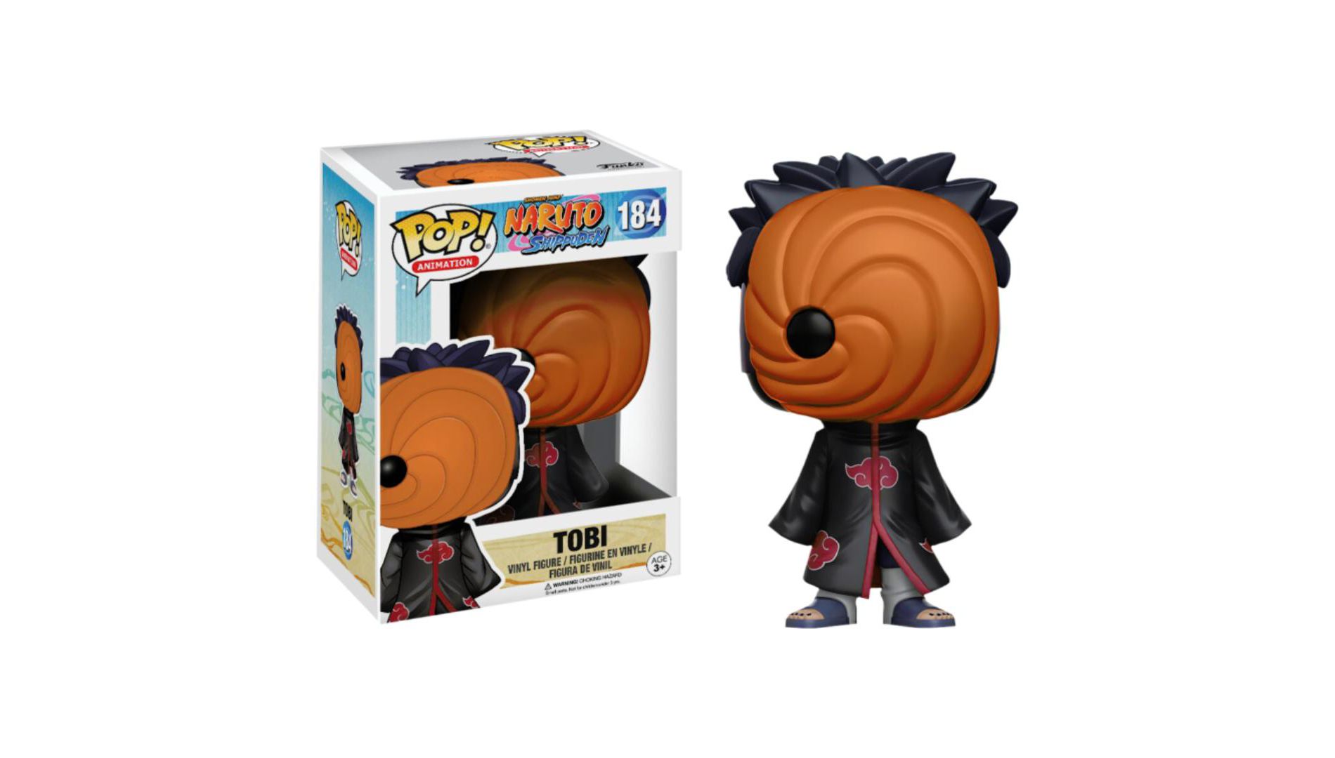 Funko POP Animation: Naruto Shippuden - Tobi Vinyl Figure #184 #12452