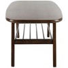 Oren 2 Tier Coffee Table - Walnut/Black Metal - Safavieh - 4 of 4