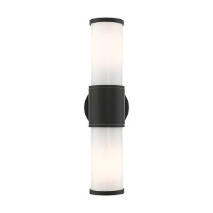 Livex Lighting Landsdale 2 - Light Wall Light in  Textured Black - 1 of 2