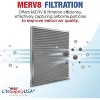LifeSupplyUSA Aluminum Electrostatic Air Filter Replacement Washable Air PurifierA/C Filter for Central HVAC MERV 8 Long-Lasting - 3 of 4