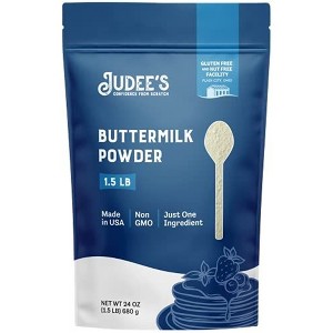 Judees Buttermilk Powder 1.5lb (24oz) - 100% Non-GMO, Gluten-Free & Nut-Free - Perfect for Pancakes, Fried Chicken Made in USA - 1 of 4