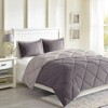 Lyngins Comforter Set, 3M Scotchgard Stain Release Bedding Set, Reversible Diamond Quilting,1 Comforter & 1 Sham, OEKO-TEX Certified - 3 of 4