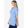Woman Within Plus Size 7-Day Embroidered Pointelle Tunic - 4 of 4