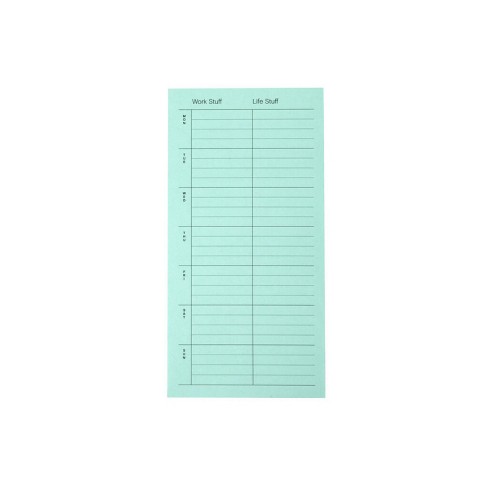 kiwi emulering lejesoldat Post-it Planning Sticky Notes 4"x 8" Mint : Target