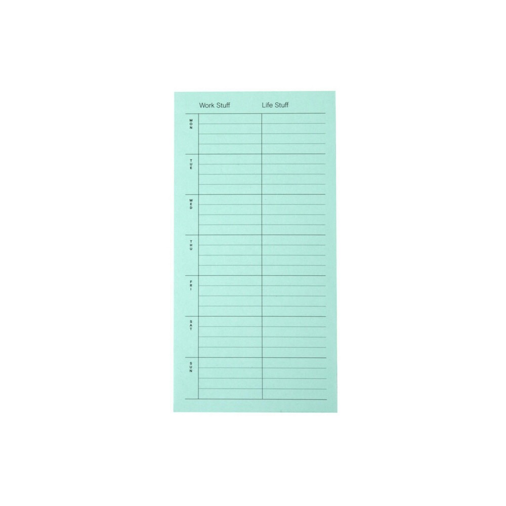 Post-it Planning Sticky Notes 4"x 8" Mint