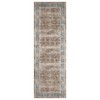 Washable Area Rug Non Slip Low Pile Rug Vintage Floral Rug - 4 of 4