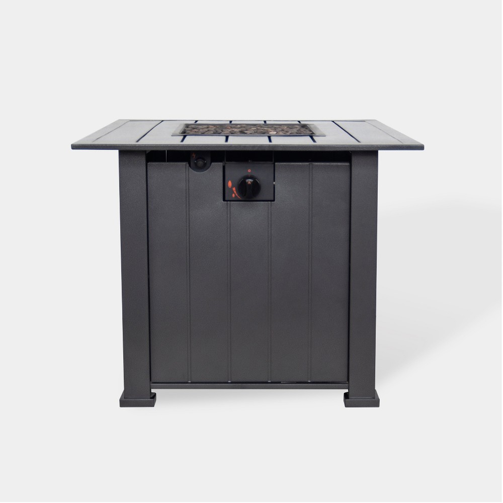Camden 30″ Wide Square Fire Table – Brown – Threshold  – Patio Furniture​