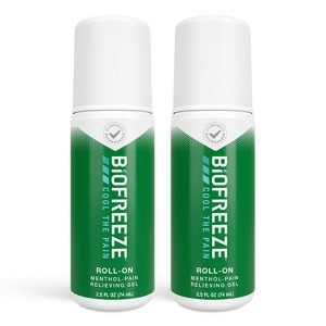 Biofreeze 2pk/2.5 fl oz Each Pain Relieving Roll-On - 1 of 4