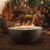 VEVOR Propane Fire Pit, Outdoor Concrete Gas Fire Pit, 39 in Tabletop with Lava Rocks, Lid,Rain Cover, 50000 BTU, Grey - 2 of 4