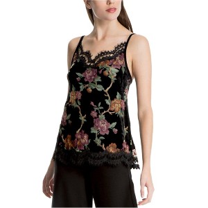 Max Studio London Womens Large Lace Floral Cami Tank Top - 1 of 1
