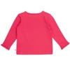 RuffleButts Girls Knit Long Sleeve Ruffle Layering Tee - 2 of 4