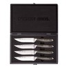 Schmidt Brothers Cutlery Bonded Ash 4pc Jumbo Steak Knife Set: Stainless Steel Forged Blades, Wood Handles, Hand Wash - 2 of 3