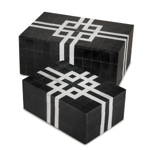 Bindra Decorative Boxes, Set of 2 - 1 of 4