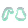 Christmas Cookie Cutters Set, BPA-Free Plastic with Comfort Grip, Dishwasher Safe - 2 of 4