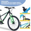 RISOKEYS 24 Inch Kids Mountain Bike, Kids' Bicycles for Girls & Boys Bikes Ages 8-12, Mountain Bikes Single Speed & Front and Rear Disc Brakes, - 4 of 4